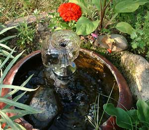 Wirbelwasser zum Anschauen